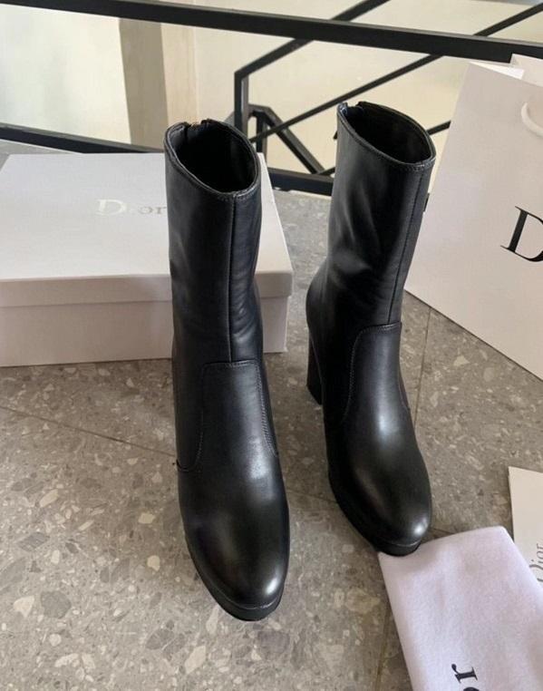 women leather heel boots shoes, size 35-40, with box,SS138-22-24