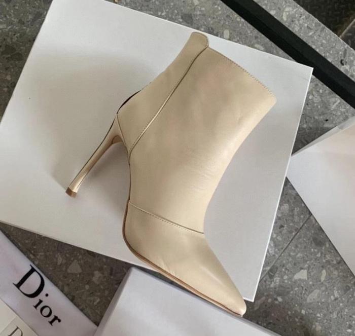 women leather heel boots shoes, size 35-40, with box,SS138-25-29