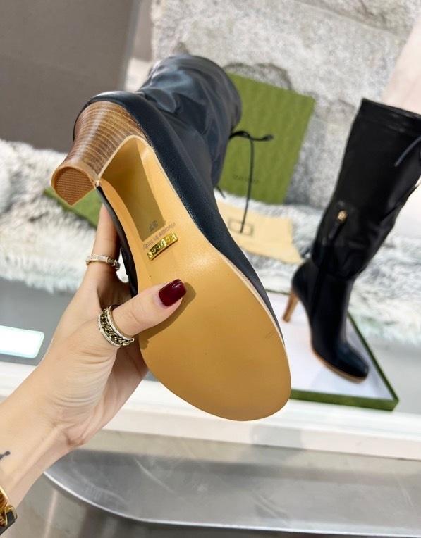 women leather heel boots shoes, size 35-43, with box,SS138-17-21