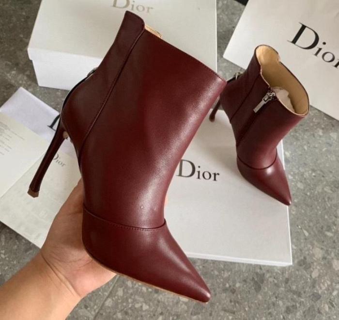 women leather heel boots shoes, size 35-40, with box,SS138-25-29