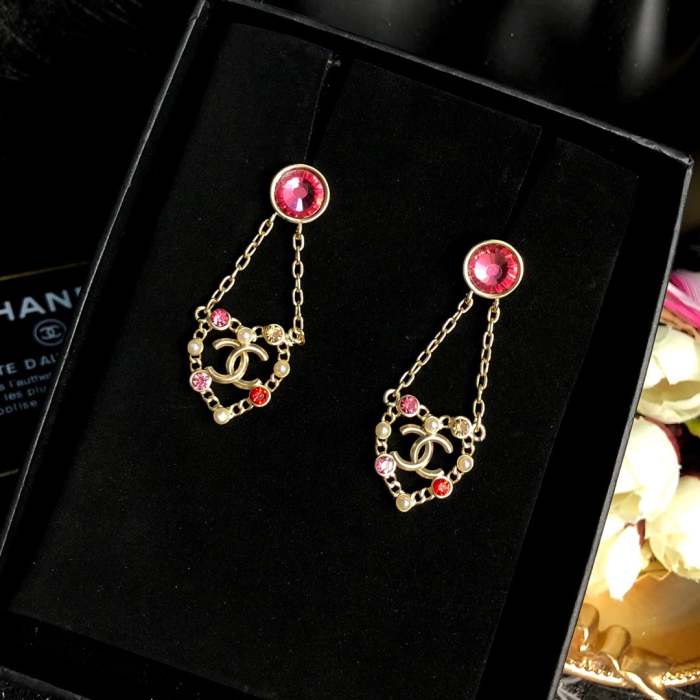 earring jewelry ,with box, J25-1140