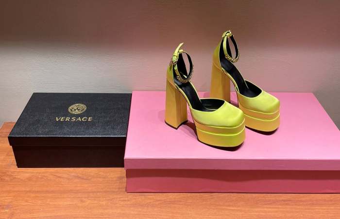 women silk and leather heel shoes, size 35-42, Heel 15.5cm, with box,SS138-30-37