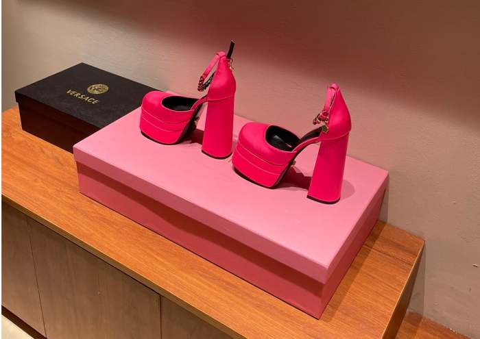 women silk and leather heel shoes, size 35-42, Heel 15.5cm, with box,SS138-30-37