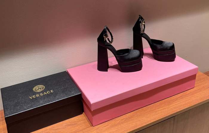 women silk and leather heel shoes, size 35-42, Heel 15.5cm, with box,SS138-30-37