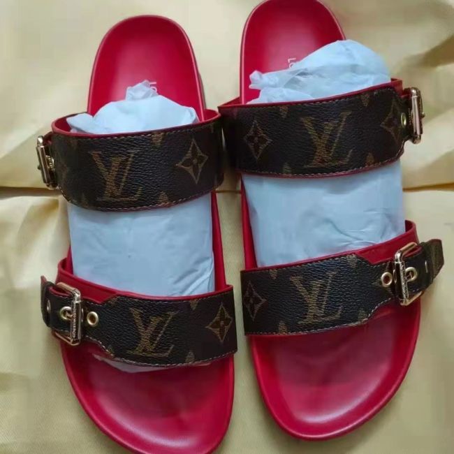 Men women leather slipper shoes, size 37-45, with box, SS50-852-857