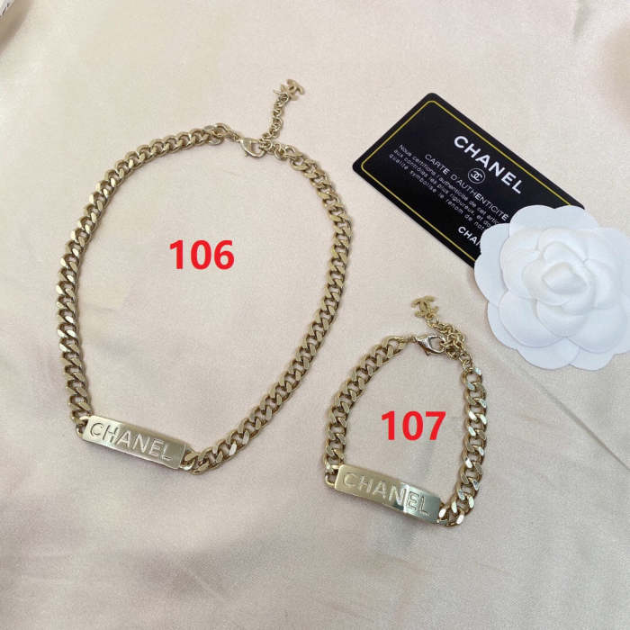 necklace bracelet jewelry ,with box, J35-106-107