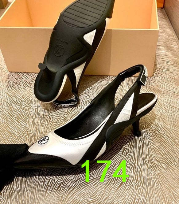 Women heel leather silk shoes, heel 5.5cm,size 34-41, with box , SS110-174-181