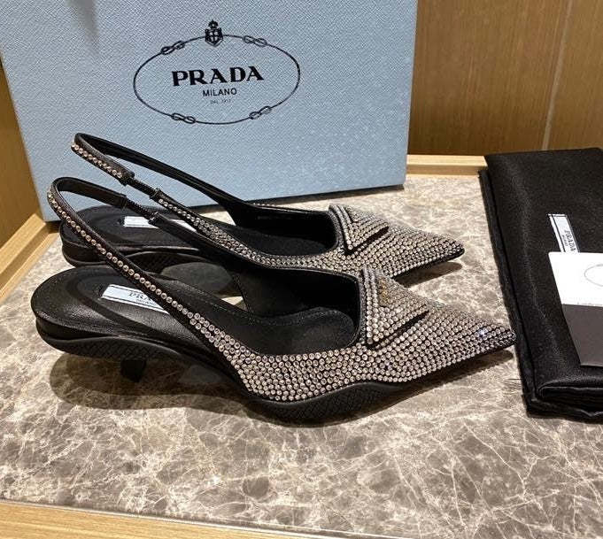 Top Quality Women heel rhinestones shoes, size 35-42, with box , SS110-164