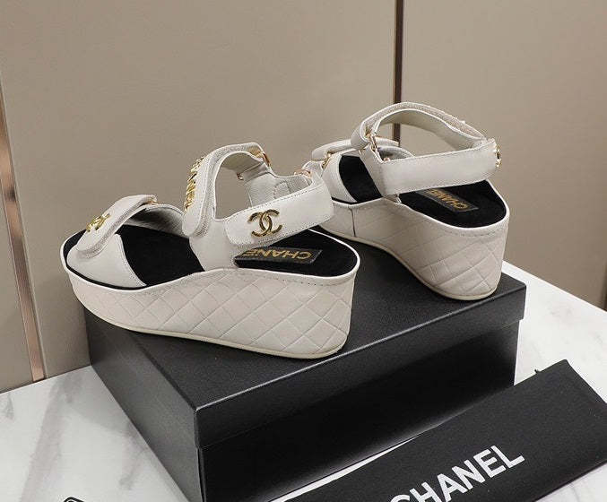 Women heel leather shoes, heel 5.5 cm, waterproof platform 2.5 cm,size 35-40, with box , SS110-188-193