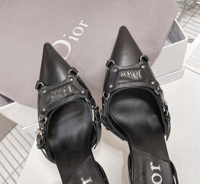 Top Quality Women heel leather shoes, heel 8cm,size 35-42, with box , SS110-170-171