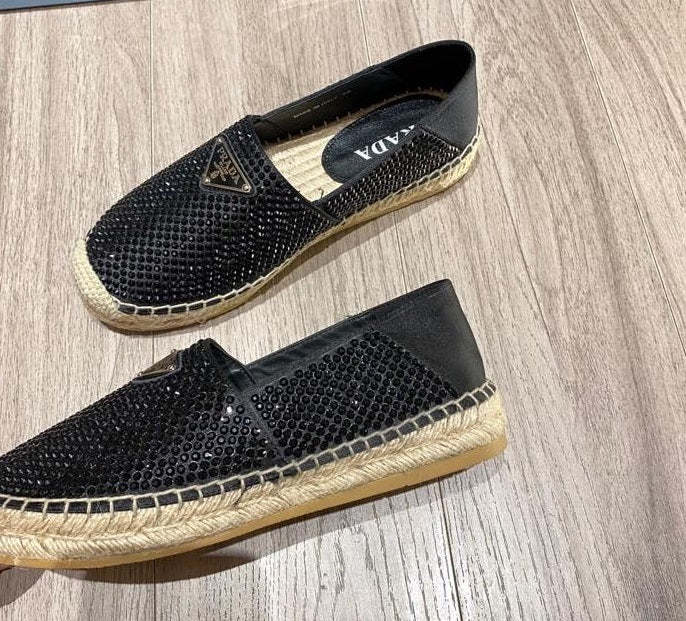 Top Quality Women flat rhinestones shoes, size 35-42, with box , SS110-169