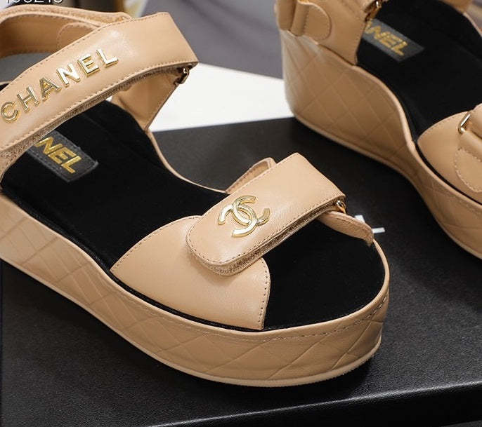Women heel leather shoes, heel 5.5 cm, waterproof platform 2.5 cm,size 35-40, with box , SS110-188-193