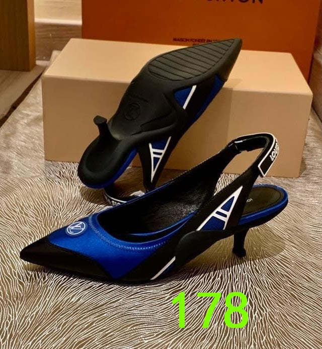 Women heel leather silk shoes, heel 5.5cm,size 34-41, with box , SS110-174-181