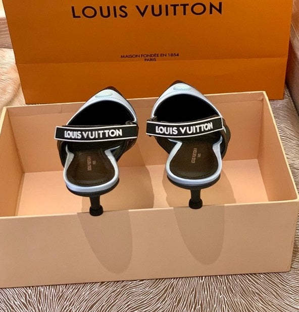 Women heel leather silk shoes, heel 5.5cm,size 34-41, with box , SS110-174-181