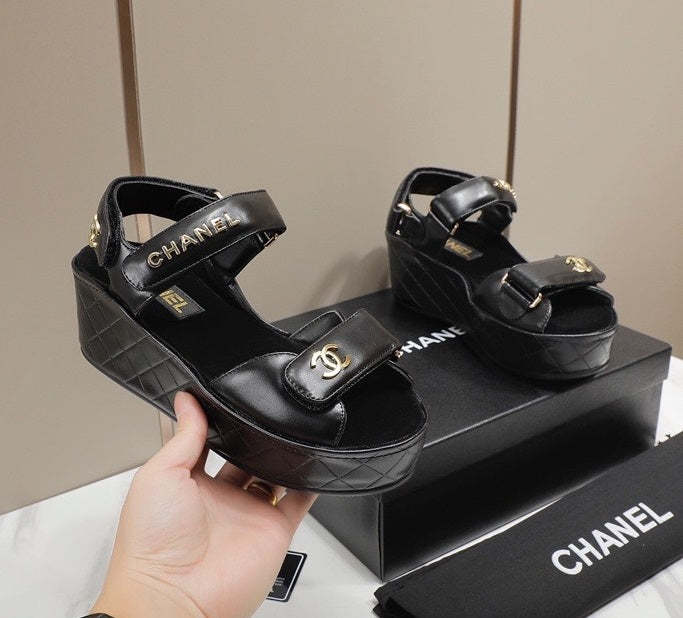 Women heel leather shoes, heel 5.5 cm, waterproof platform 2.5 cm,size 35-40, with box , SS110-188-193