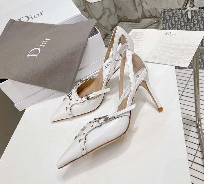 Top Quality Women heel leather shoes, heel 8cm,size 35-42, with box , SS110-170-171