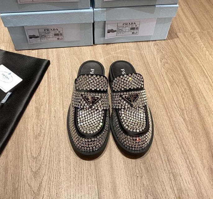 Top Quality Women flat rhinestones shoes, size 35-42, with box , SS110-167
