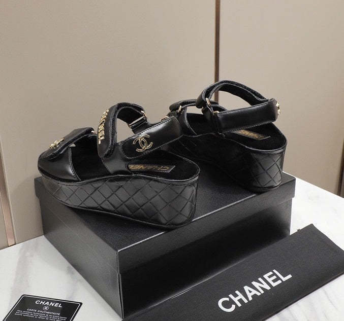 Women heel leather shoes, heel 5.5 cm, waterproof platform 2.5 cm,size 35-40, with box , SS110-188-193