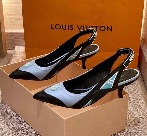 Women heel leather silk shoes, heel 5.5cm,size 34-41, with box , SS110-174-181