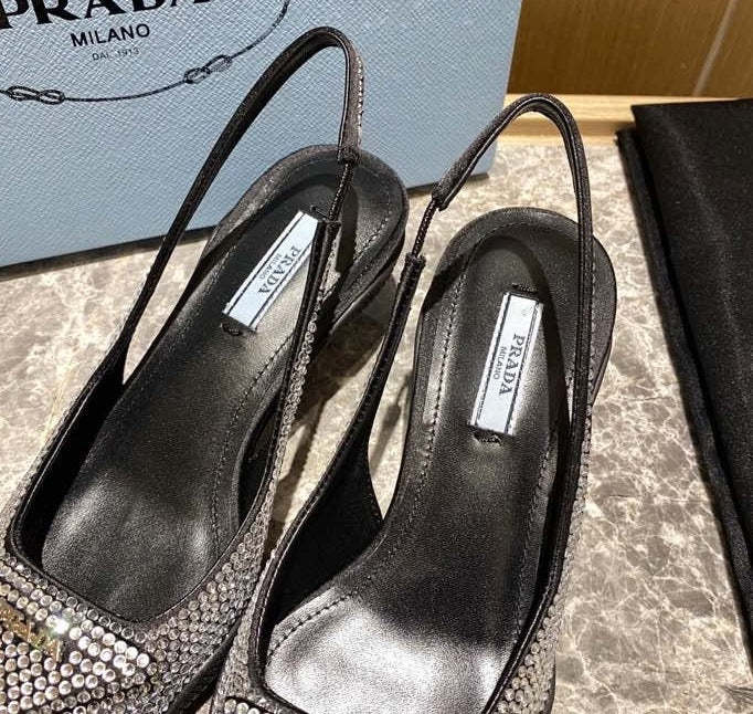 Top Quality Women heel rhinestones shoes, size 35-42, with box , SS110-164