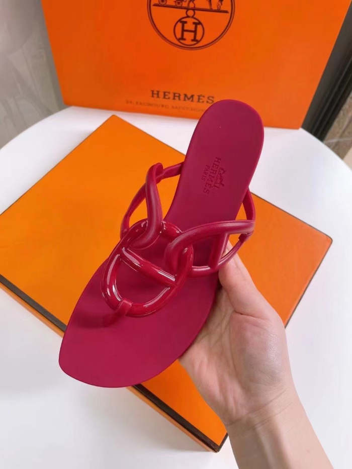 Flat leather sandals slippers , size 35-41  , with box,  SS50-875-880