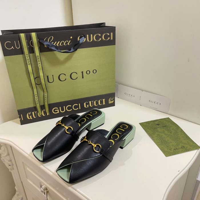 Women leather sandals slippers ,size 35-40,with box, SS60-1325-1327
