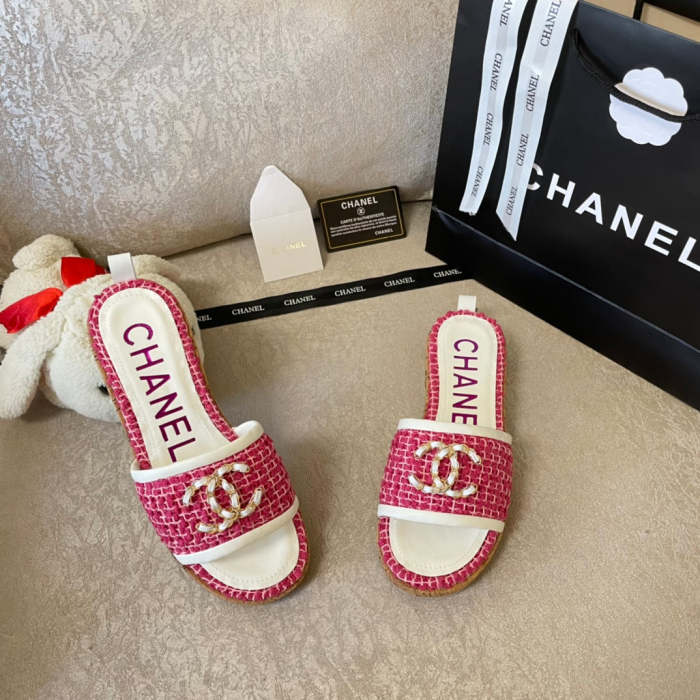 Flat leather sandals slippers , size 34-41 , with box, SS60-1345-1348
