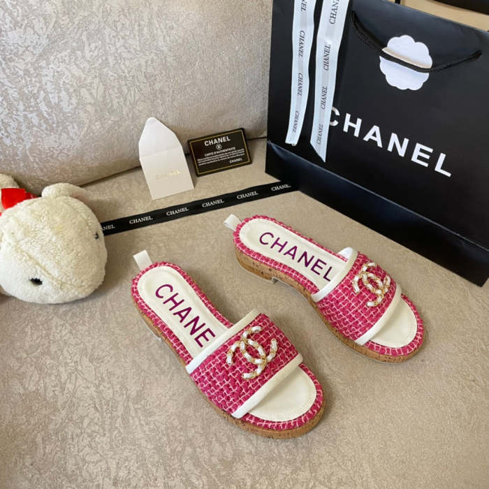 Flat leather sandals slippers , size 34-41 , with box, SS60-1345-1348