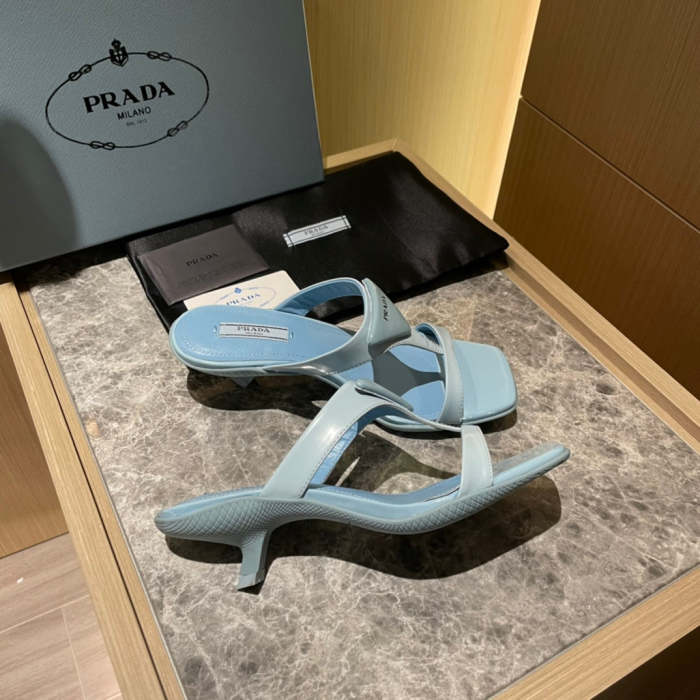Flat leather sandals slippers , size 35-40 , with box, SS60-1384-1389