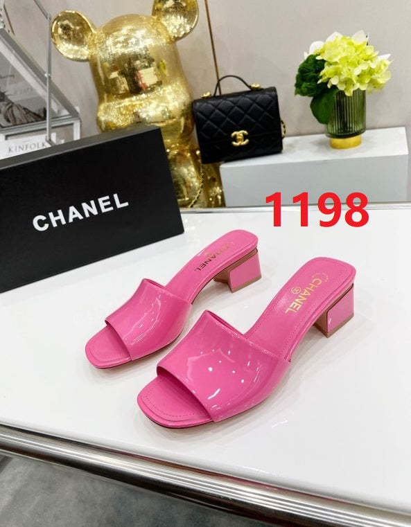 Ladies' high heel slippers ,size 35-43, heel 4.5cm,SS70-1197-1201