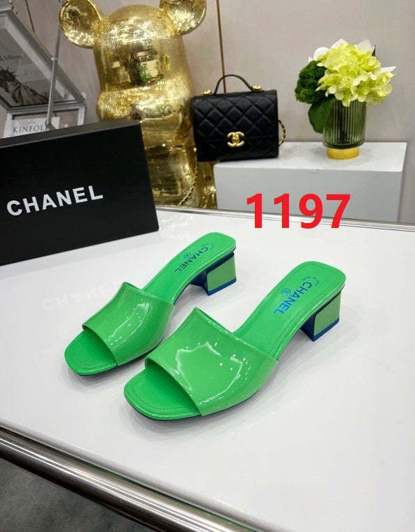 Ladies' high heel slippers ,size 35-43, heel 4.5cm,SS70-1197-1201