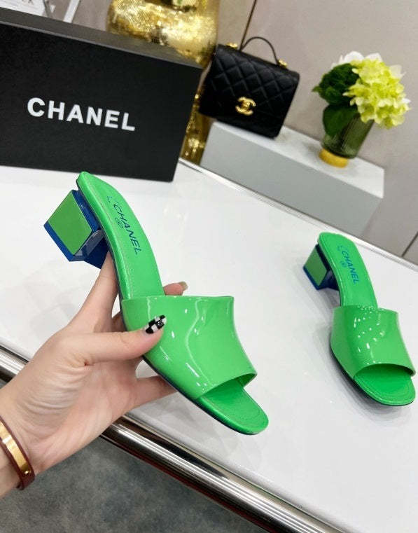 Ladies' high heel slippers ,size 35-43, heel 4.5cm,SS70-1197-1201