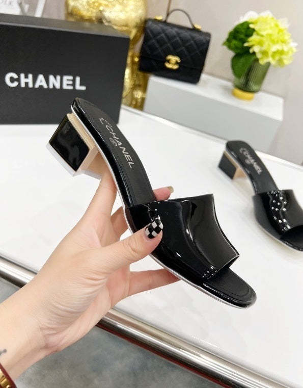 Ladies' high heel slippers ,size 35-43, heel 4.5cm,SS70-1197-1201