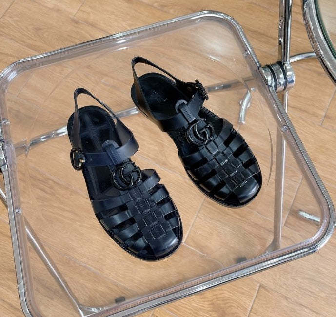 Flat sandals slippers , size 36-45 , with box, SS60-1407-1412