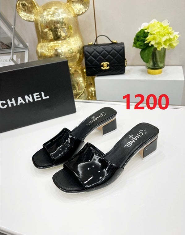 Ladies' high heel slippers ,size 35-43, heel 4.5cm,SS70-1197-1201