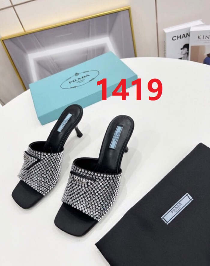 women heel shoes, size 35-40, with box, SS60-1419-1420