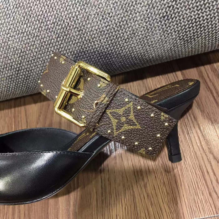 women flat shoes, heel shoes, heel 6.5cm, size 34-43, with box, SS60-1417-1418