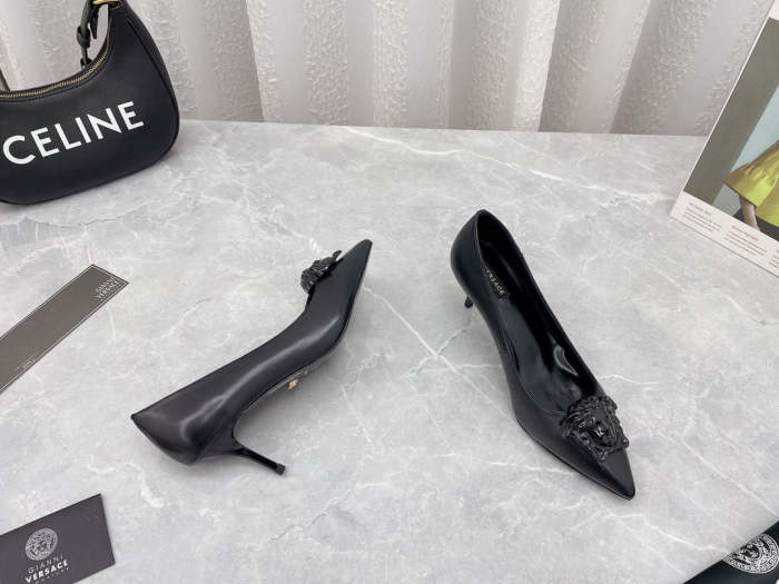 women heel shoes, heel 6.5cm, size 34-41, with box, SS60-1416