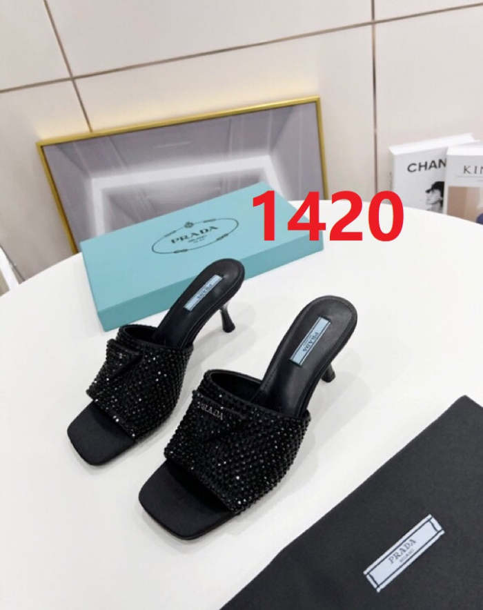women heel shoes, size 35-40, with box, SS60-1419-1420
