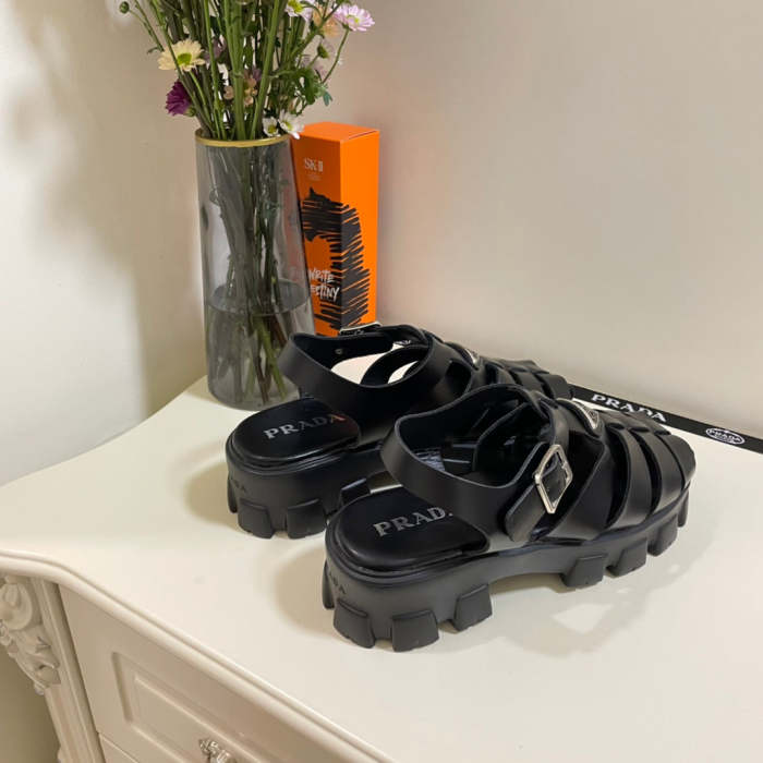 Flat leather sandals slippers , size 35-41 ,with box, SS70-1249-1250