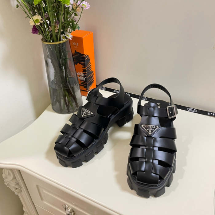 Flat leather sandals slippers , size 35-41 ,with box, SS70-1249-1250