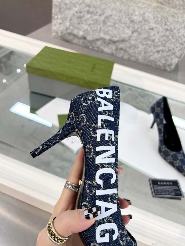 women heel shoes, heel 8cm,size 35-40, with box, SS60-1433