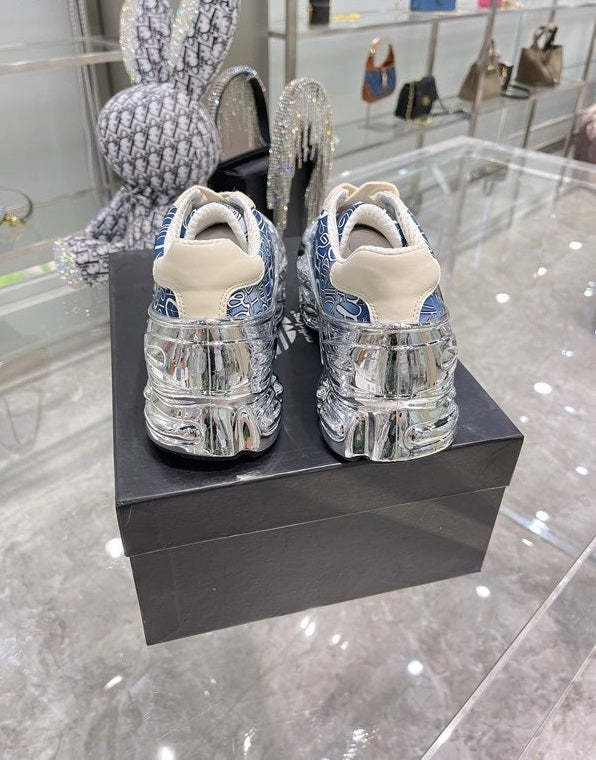 women men flat sneakers shoes, size 35-45, with box , SS138-38-44