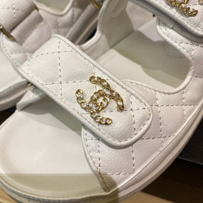 Flat leather sandals slippers , size 34-40 ,with box, SS60-1466
