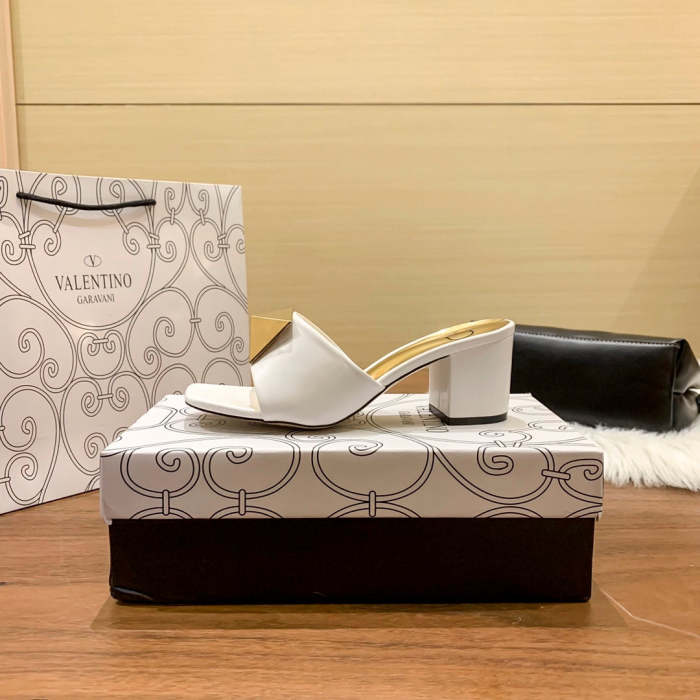 Heel shoes leather sandals slippers , heel 5cm,size 34-41 ,with box, SS60-1471-1476