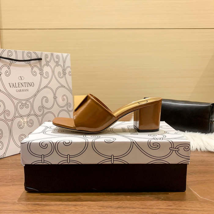 Heel shoes leather sandals slippers , heel 5cm,size 34-41 ,with box, SS60-1471-1476