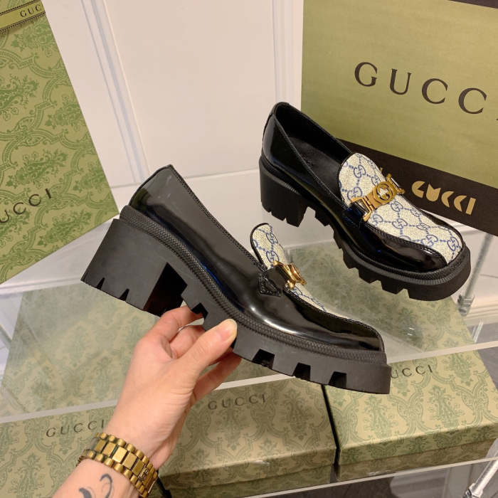 women chunky heel loafers,heel:5.5cm,size 35-40, with box, SS70-1270