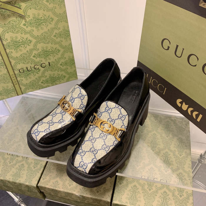 women chunky heel loafers,heel:5.5cm,size 35-40, with box, SS70-1270