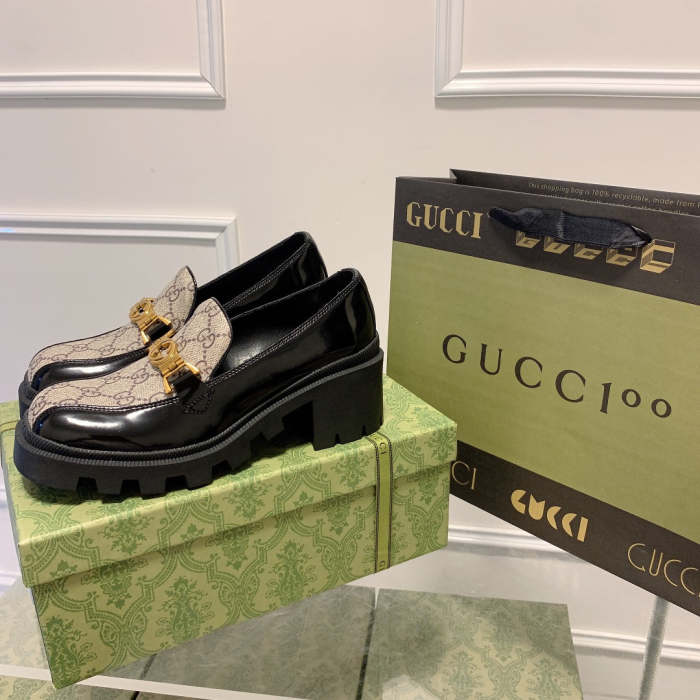 women chunky heel loafers,heel:5.5cm,size 35-40, with box, SS70-1269