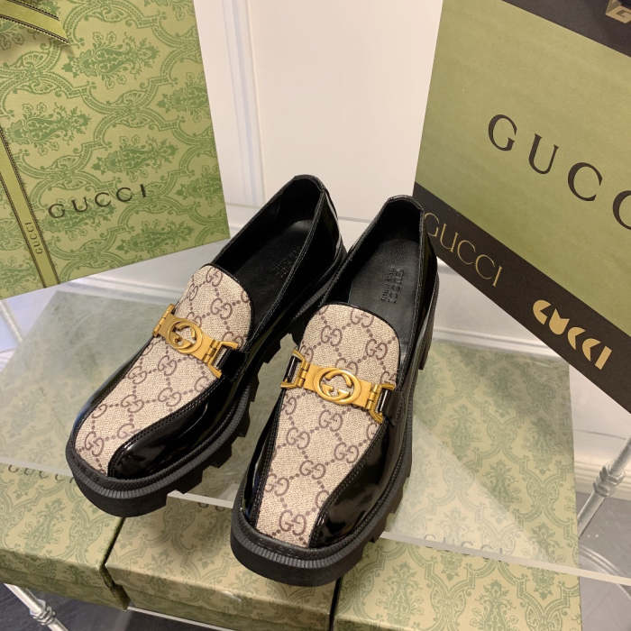 women chunky heel loafers,heel:5.5cm,size 35-40, with box, SS70-1269
